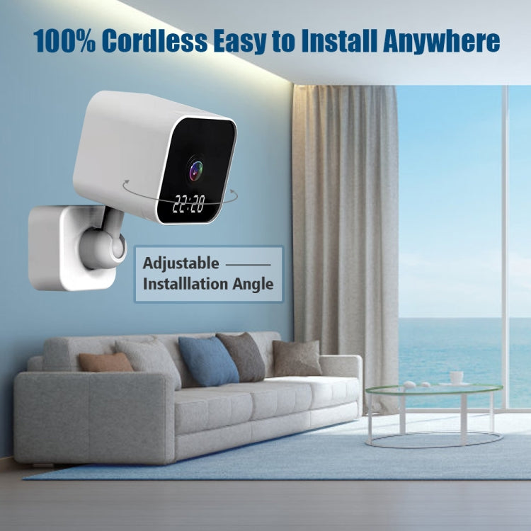 DP27 1080P Clock Plug Card WiFi Camera, Support Two-way Voice Intercom & Mobile Monitoring