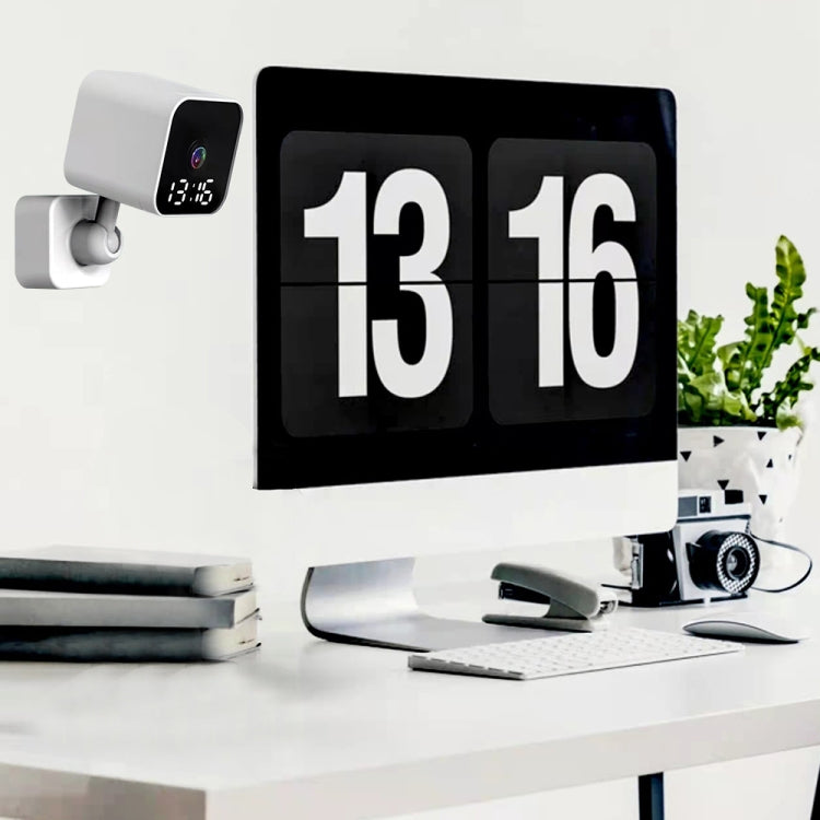 DP27 1080P Clock Plug Card WiFi Camera, Support Two-way Voice Intercom & Mobile Monitoring