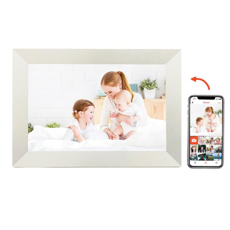 10.1 inch IPS Display WiFi Cloud Photo Frame, RK3126C Quad Core up to 1.5GHz, 1GB+16GB — White