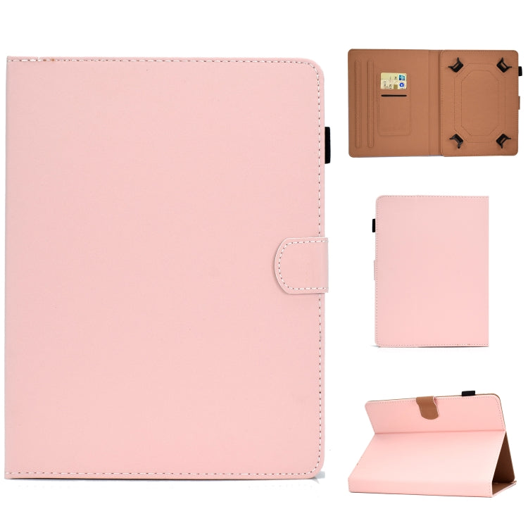 Solid Color Tablet PC Universal Magnetic Horizontal Flip Leather Case with Card Slots & Holder — view 15