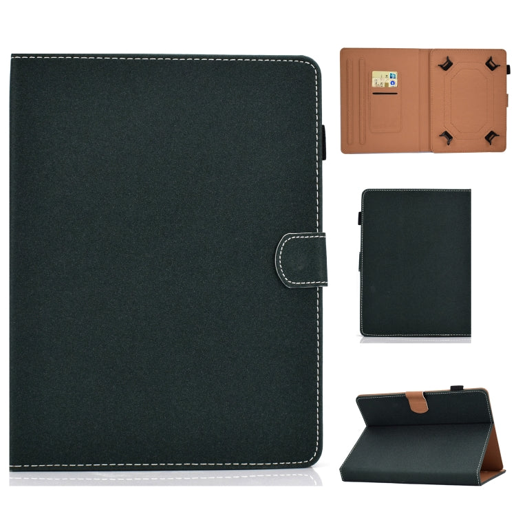 Solid Color Tablet PC Universal Magnetic Horizontal Flip Leather Case with Card Slots & Holder — view 21