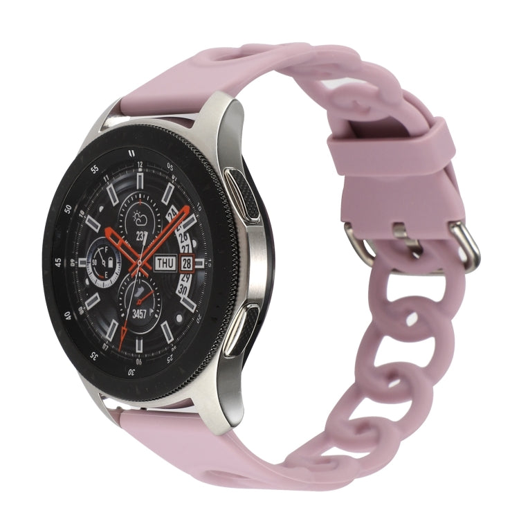 Donut Hollow Silicone Watch Band — Lavender Grey