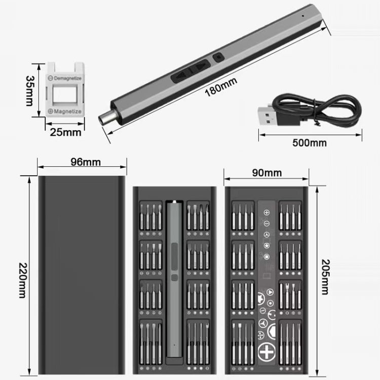 Multifunctional Mini Electric Screwdriver Set, 66 in 1 — 66 in 1