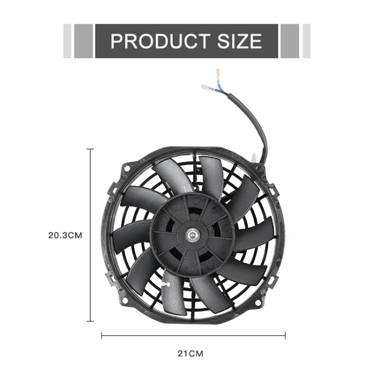 12V 80W Car Powerful Transmission Oil Cooling Fan with Mounting Accessorie