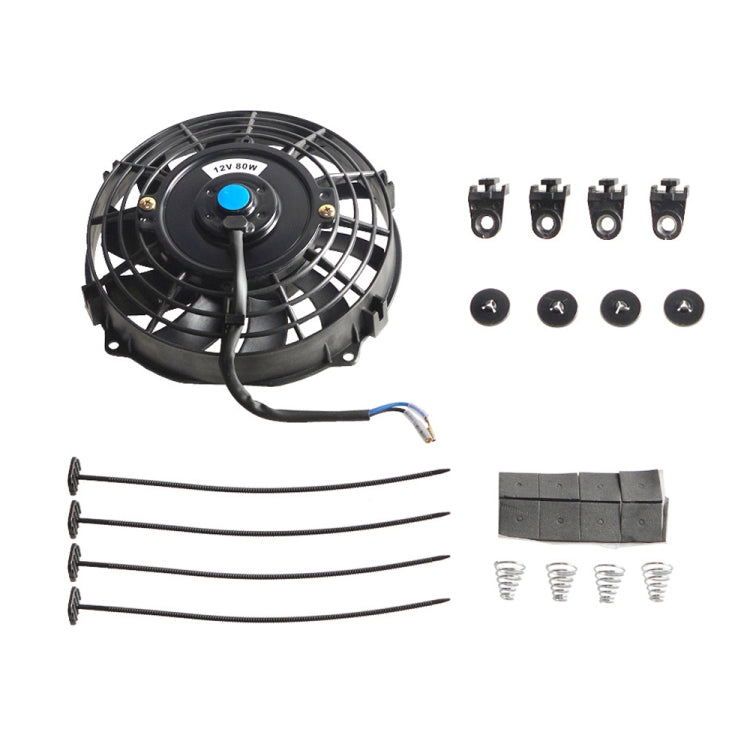 12V 80W Car Powerful Transmission Oil Cooling Fan with Mounting Accessorie