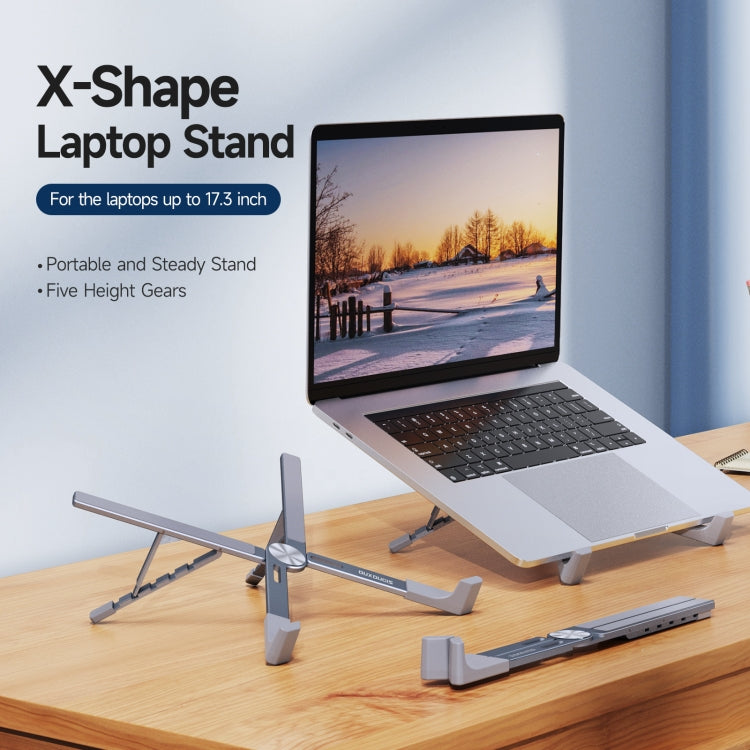 DUX DUCIS Foldable X-shaped Aluminum Laptop Stand