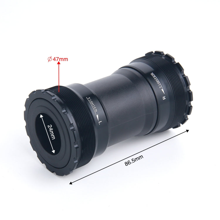 T47B24 Bottom Bracket Fits 86.5mm Width of Bicycle Frame