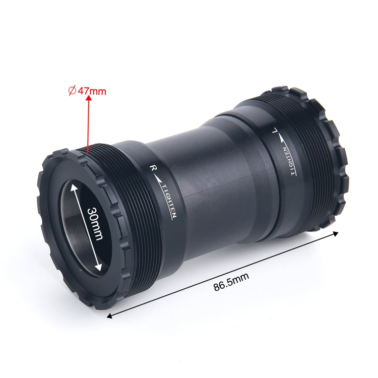 T47B30 Bottom Bracket Fits 86.5mm Width of Bicycle Frame