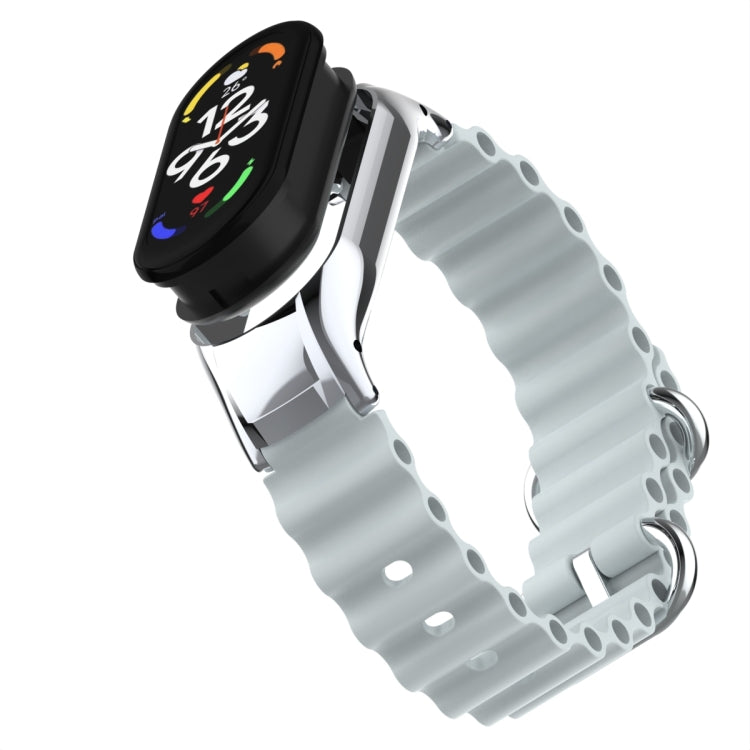 Marine Silicone Breathable Watch Band