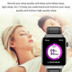 T50 1.85 inch Silicone Band IP67 Waterproof Smart Watch Supports Voice Assistant / Health Monitoring