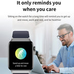 T50 1.85 inch Silicone Band IP67 Waterproof Smart Watch Supports Voice Assistant / Health Monitoring