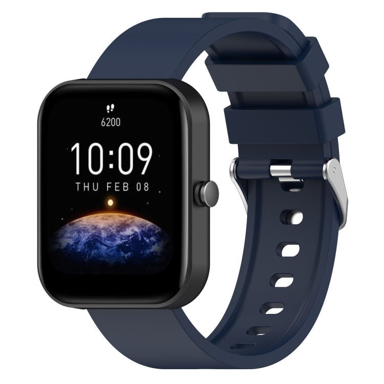Steps Style Silicone Watch Band — Midnight Blue