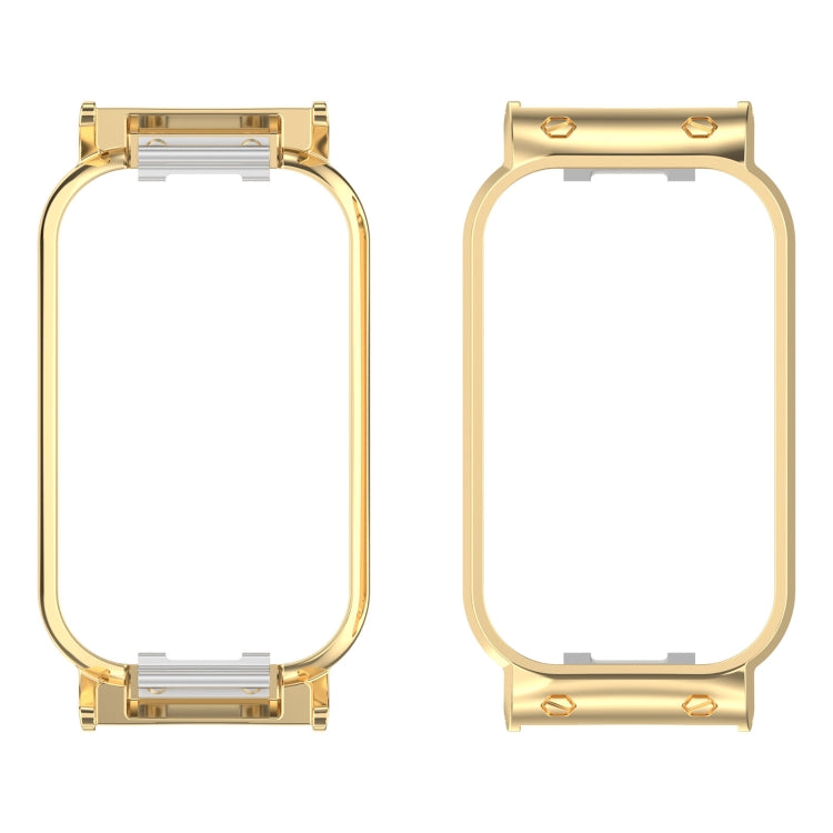 Metal Frame Watch Protective Case — Black