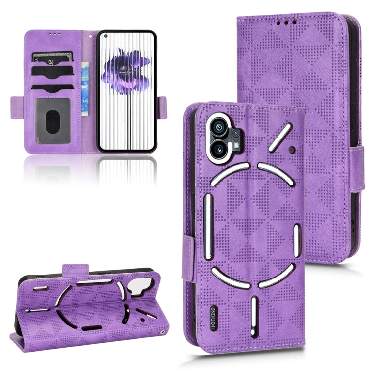 Symmetrical Triangle Leather Phone Case — view 41