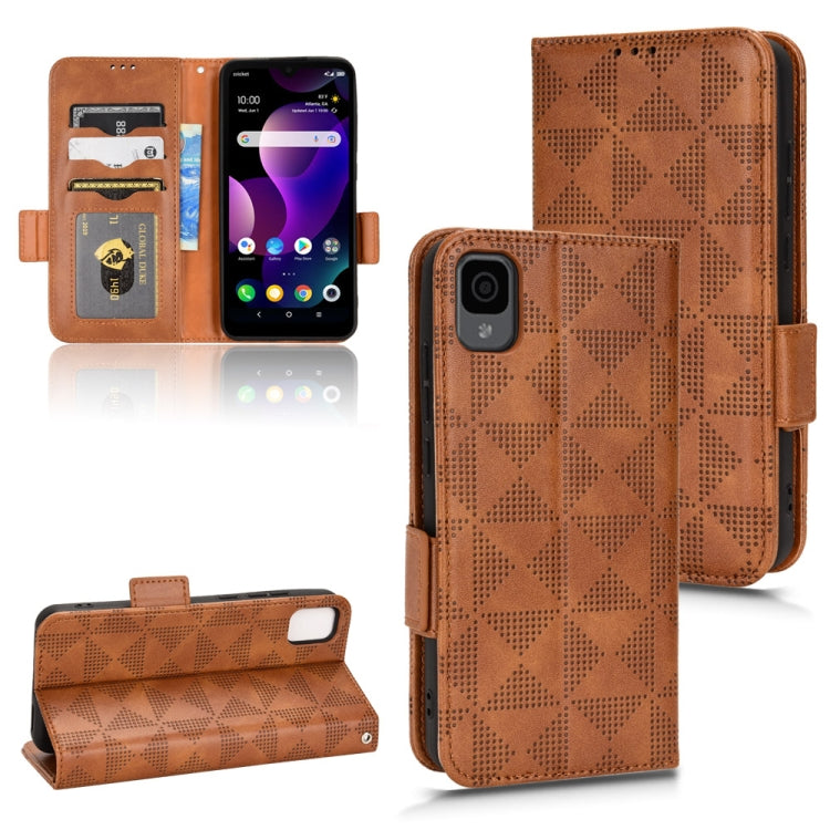 Symmetrical Triangle Leather Phone Case — view 58