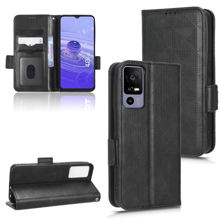 Symmetrical Triangle Leather Phone Case — For TCL Ion X