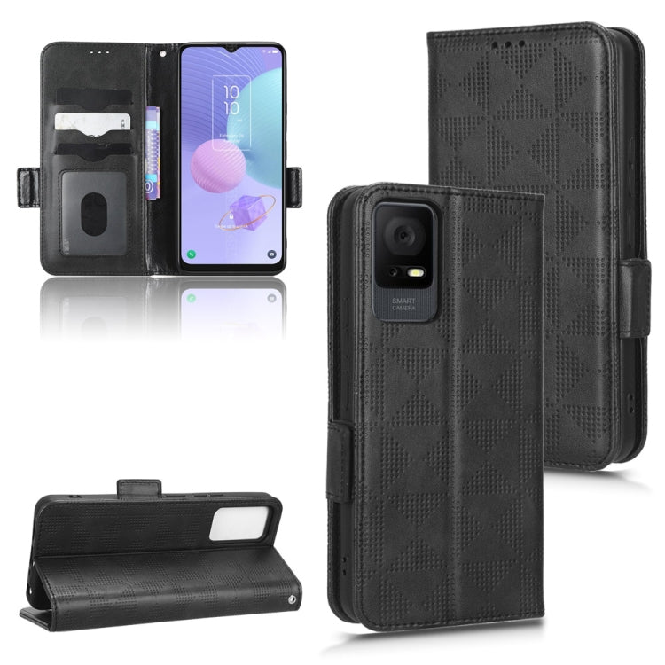Symmetrical Triangle Leather Phone Case — Green