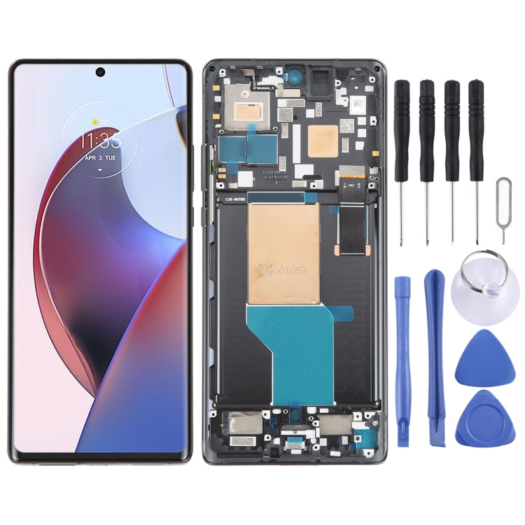 Original LCD Screen For Digitizer Full Assembly With Frame — view 8