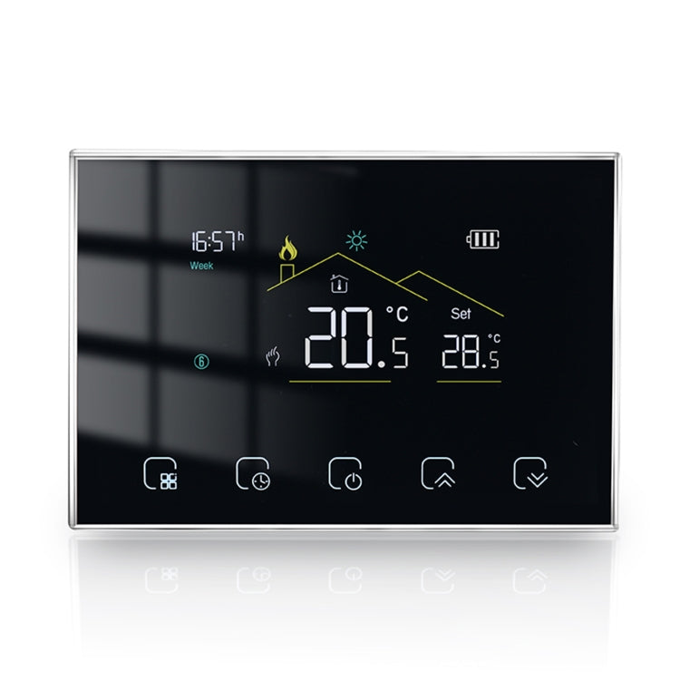 BHT-8000RF-VA- GBC Wireless Smart LED Screen Thermostat Without WiFi, Specification:Electric / Boiler Heating — view 11