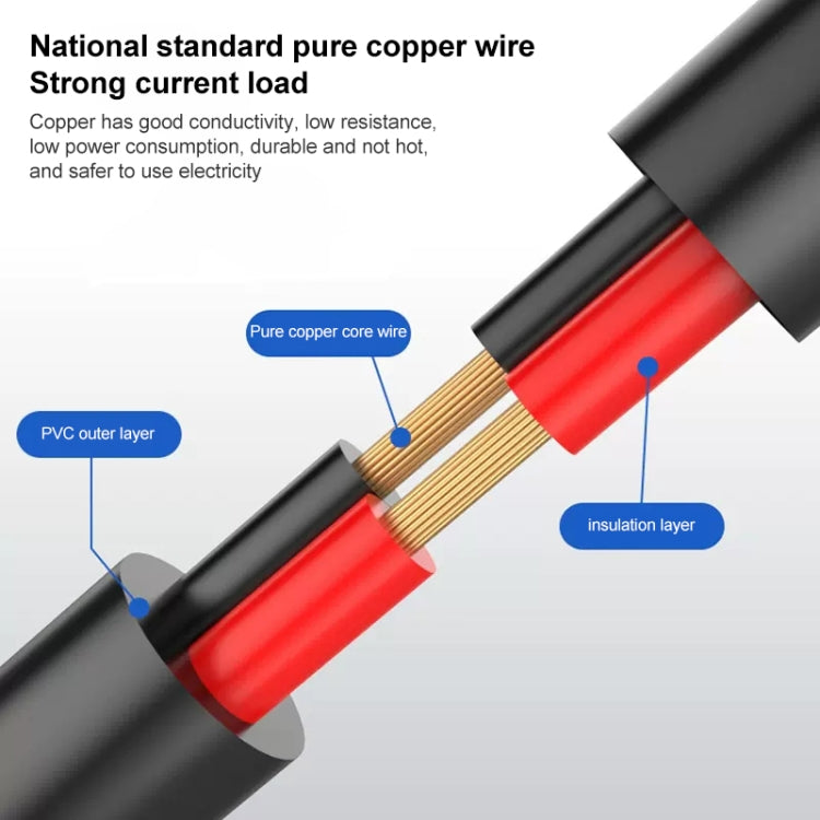 DC Female to DC Male Power Connection Extension Cable
