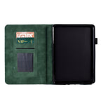 Fortune Tree Pressure Flower PU Tablet Case with Wake-up / Sleep Function