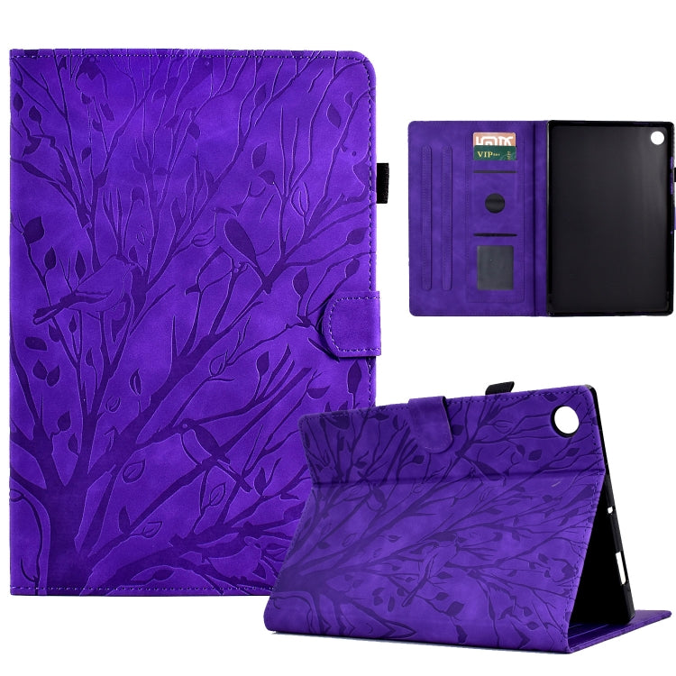 Fortune Tree Pressure Flower PU Tablet Case with Wake-up / Sleep Function — view 55