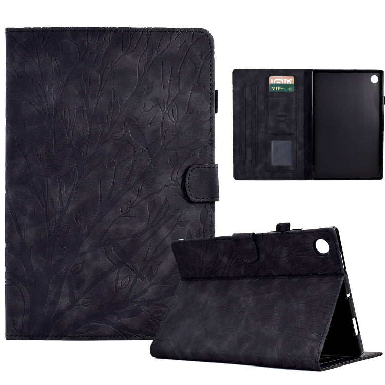 Fortune Tree Pressure Flower PU Tablet Case with Wake-up / Sleep Function — view 65