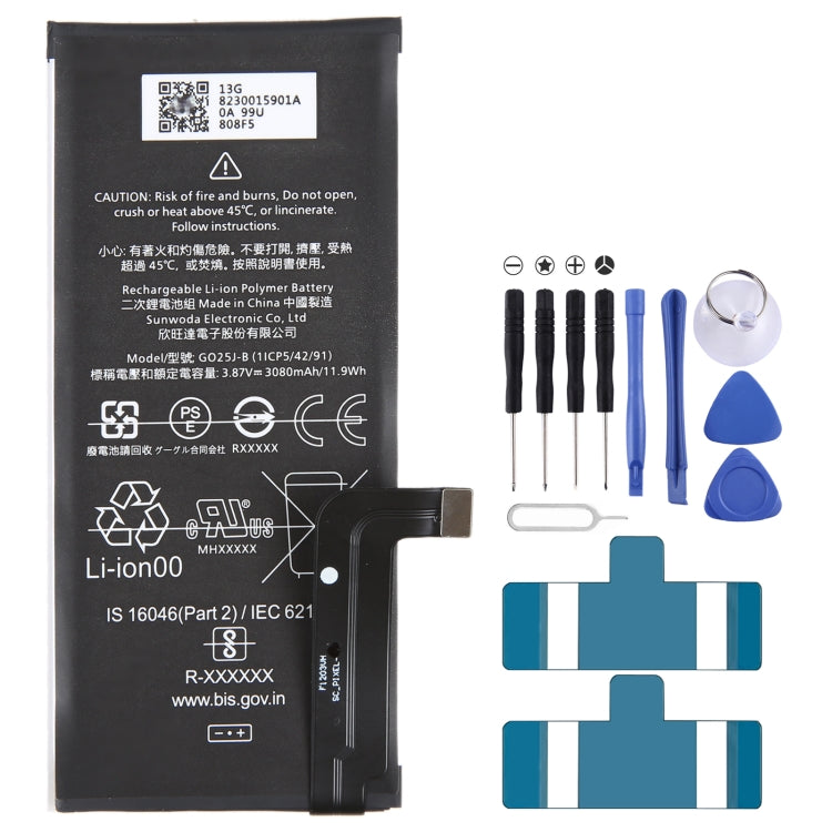 3080mAh Battery Replacement G025J-B