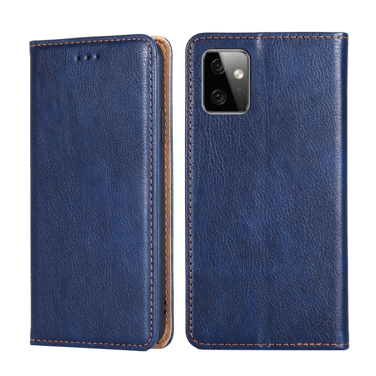 Gloss Oil Solid Color Magnetic Leather Phone Case — For OPPO Find X6 Pro 5G