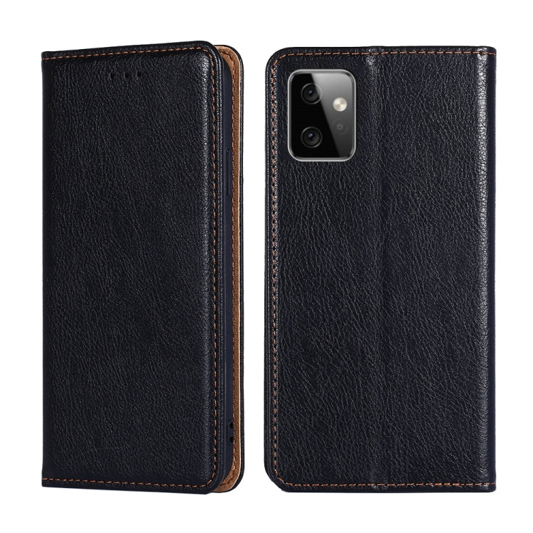 Gloss Oil Solid Color Magnetic Leather Phone Case — For Realme GT Neo 5 / GT3 / GT Neo 5 240W
