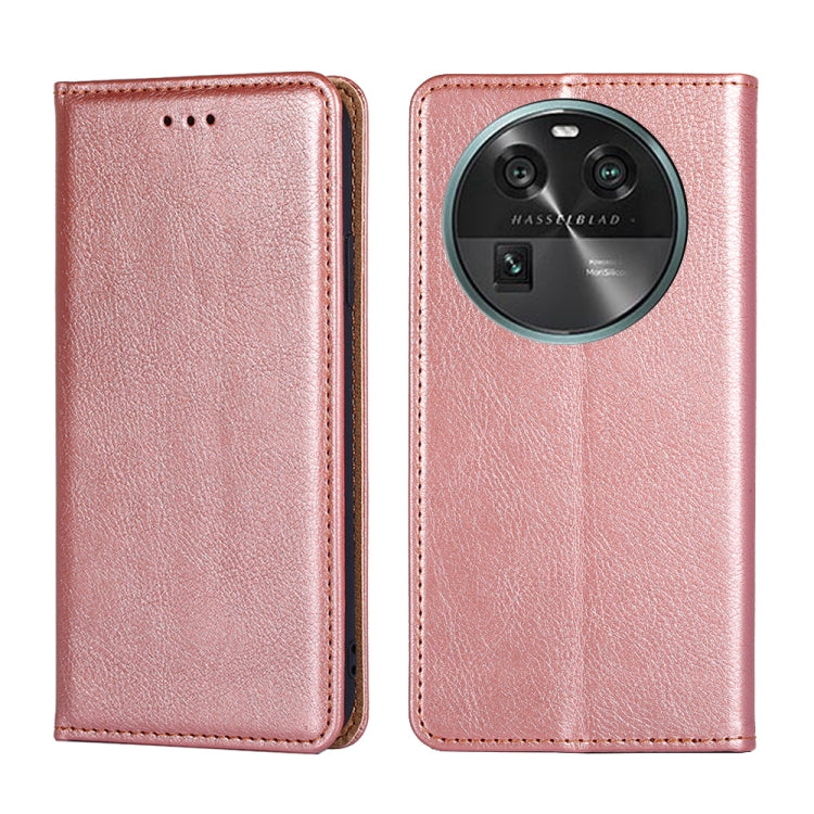 Gloss Oil Solid Color Magnetic Leather Phone Case — For Tecno Camon 19 / 19 Pro