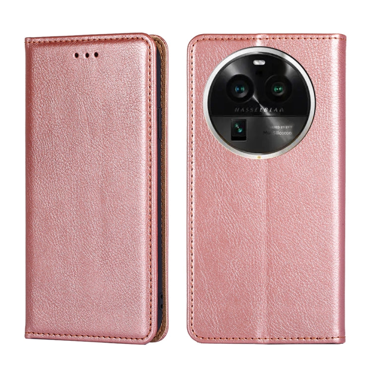 Gloss Oil Solid Color Magnetic Leather Phone Case — Green