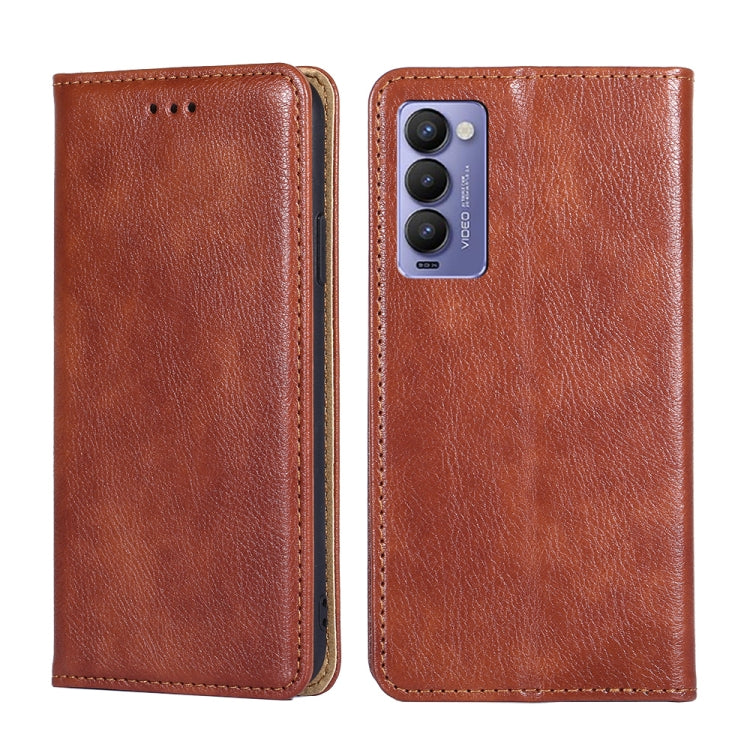 Gloss Oil Solid Color Magnetic Leather Phone Case — view 32
