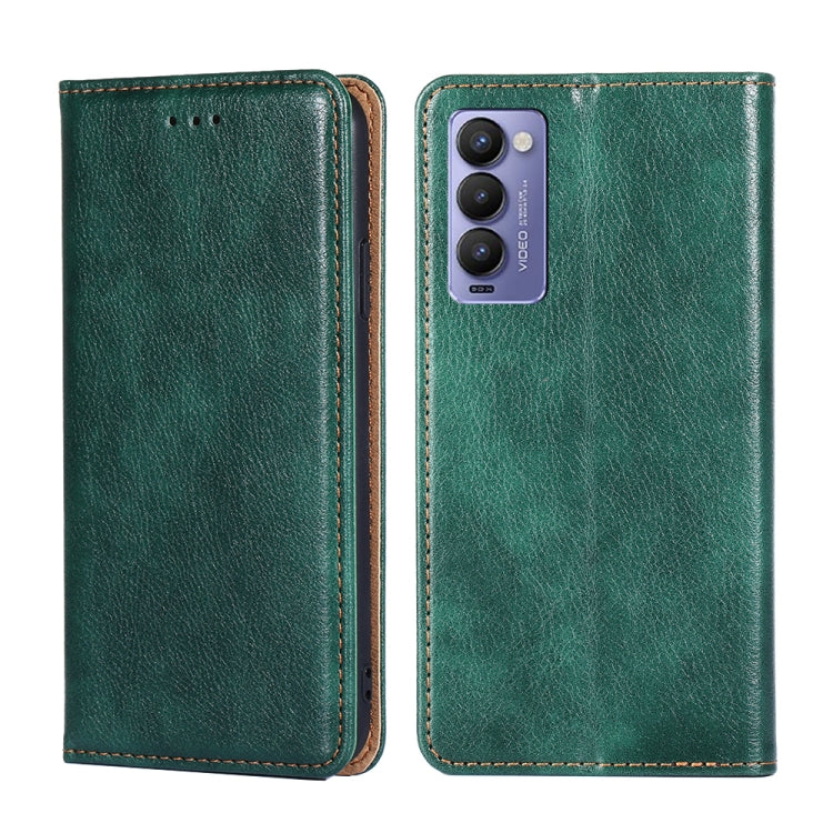 Gloss Oil Solid Color Magnetic Leather Phone Case — view 33