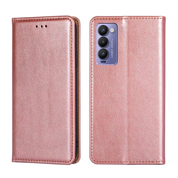 Gloss Oil Solid Color Magnetic Leather Phone Case — view 35