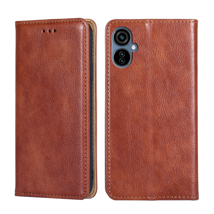 Gloss Oil Solid Color Magnetic Leather Phone Case — view 37