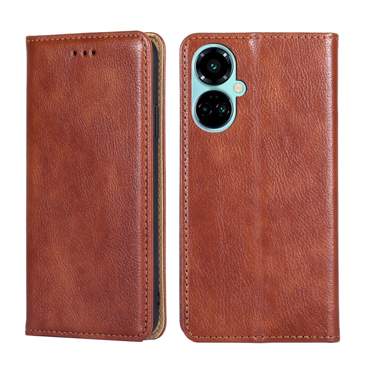 Gloss Oil Solid Color Magnetic Leather Phone Case — view 42