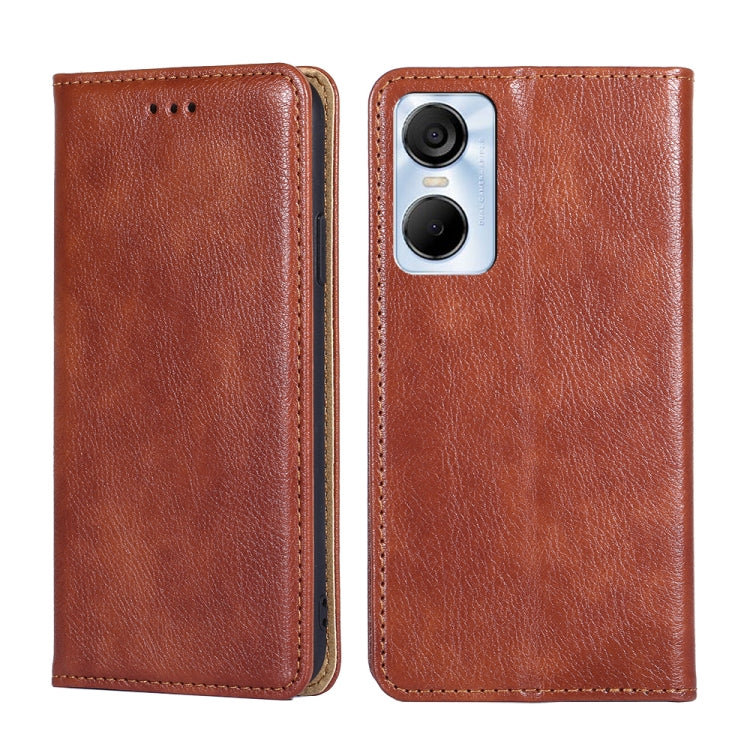 Gloss Oil Solid Color Magnetic Leather Phone Case — view 47