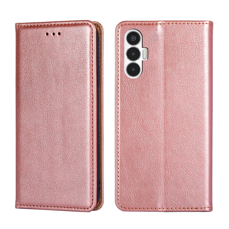 Gloss Oil Solid Color Magnetic Leather Phone Case — view 55