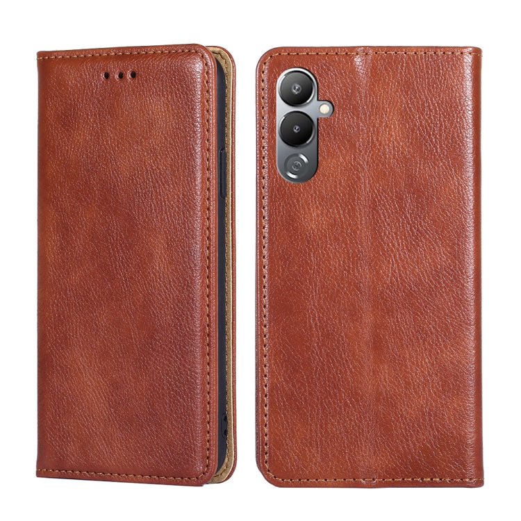 Gloss Oil Solid Color Magnetic Leather Phone Case — view 57