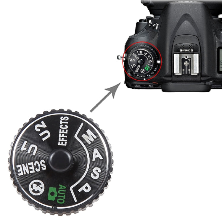 Original Mode Dial, For Nikon D7100