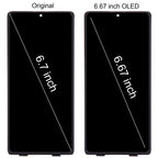 6.67 inch OLED LCD Screen With Digitizer Full Assembly
