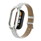 Integrated Mental Case + Cocodile Texture Leather Watch Band