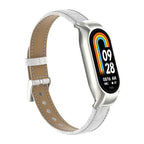 Integrated Mental Case + Cocodile Texture Leather Watch Band