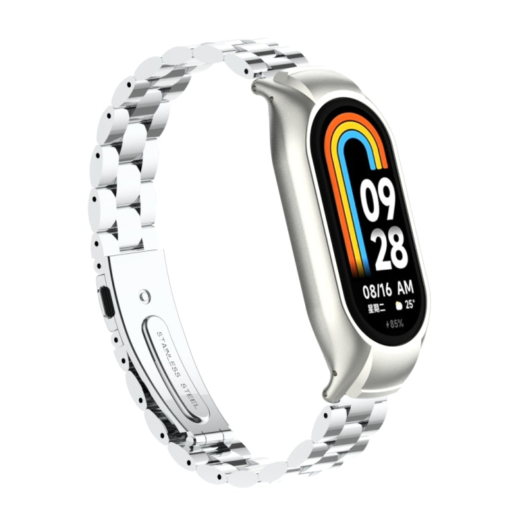 Integrated Mental Case + Three-bead Watch Band