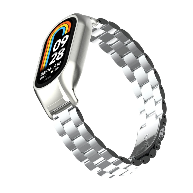 Integrated Mental Case + Three-bead Watch Band