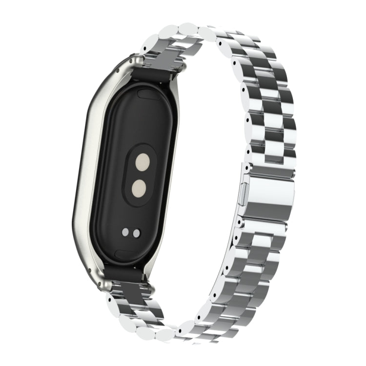 Integrated Mental Case + Three-bead Watch Band