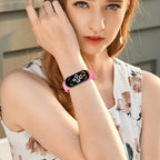 Solid Color Marine Silicone Breathable Watch Band