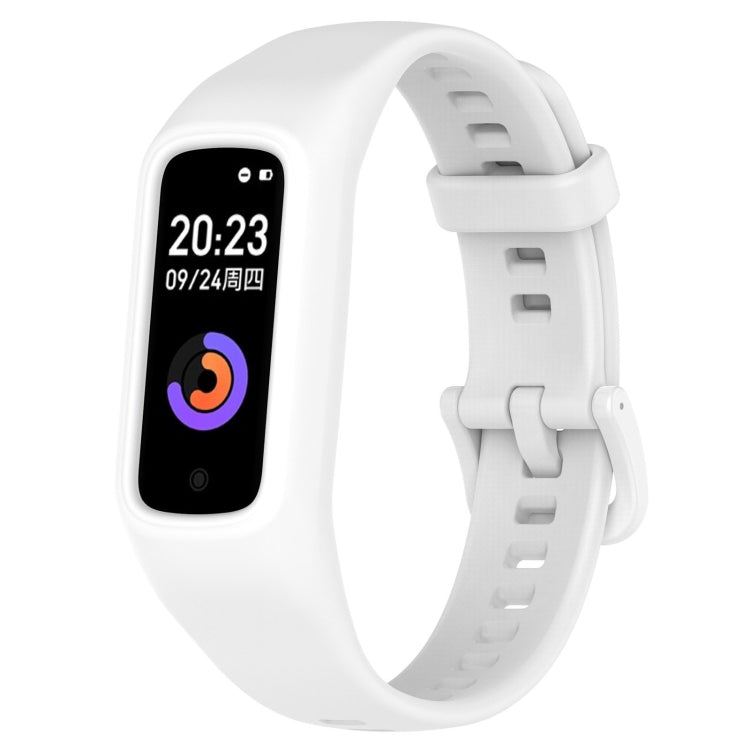 Solid Color Integrated Silicone Watch Band