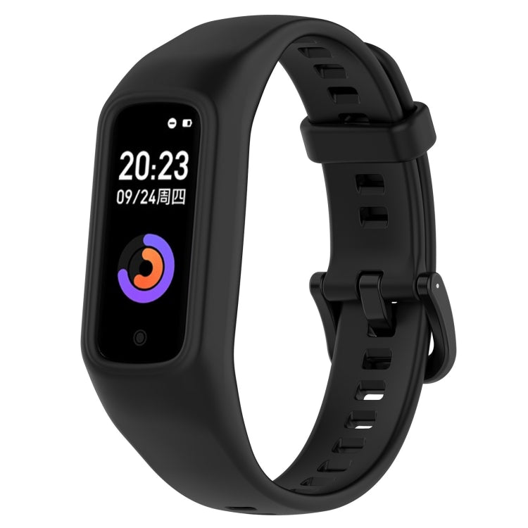 Solid Color Integrated Silicone Watch Band — Red